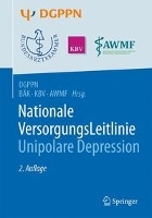 S3-Leitlinie/Nationale VersorgungsLeitlinie Unipolare Depression voorzijde