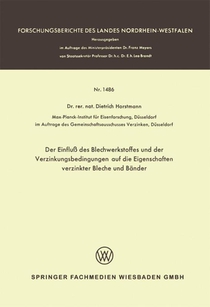 Der Einfluss Des Blechwerkstoffes Und Der Verzinkungsbedingungen Auf Die Eigenschaften Verzinkter Bleche Und Bander