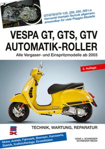 Vespa GT, GTS, GTV Automatik-Roller