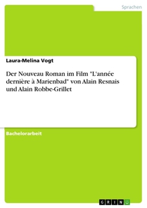 Der Nouveau Roman im Film 