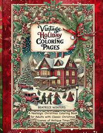 Vintage Holiday Coloring Pages