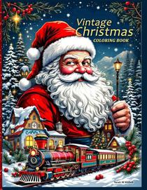 Vintage Christmas Coloring Book for Adults Relaxation