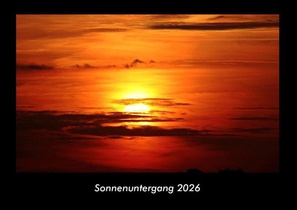 Sonnenuntergang 2026 Fotokalender DIN A3