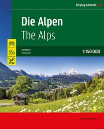 Die Alpen, Straßenatlas 1:150.000, freytag & berndt