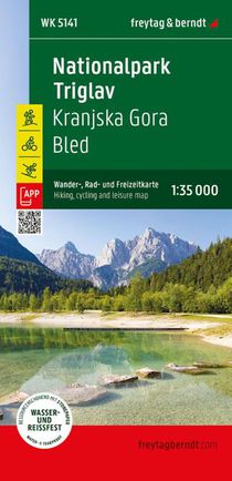 National Park Triglav Hiking, Cycling and Leisure Map