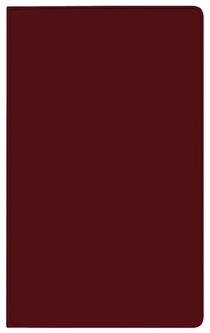 Taschenkalender Pluto geheftet PVC burgund 2026