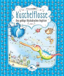 Kuschelflosse - Das goldige Glücksdrachen-Geglitzer voorzijde