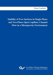 Stability of Free Surfaces in Single-Phase and Two-Phase Open Capillary Channel Flow in a Microgravity Environment