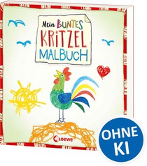 Mein buntes Kritzel-Malbuch (Hahn)
