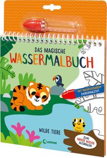 Das magische Wassermalbuch - Wilde Tiere