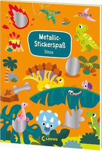 Metallic-Stickerspaß - Dinos