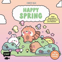 Happy Spring - Cozy Ausmalbuch zum Entspannen und Träumen