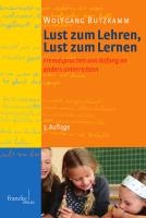 Lust zum Lehren, Lust zum Lernen voorzijde