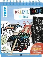 Kratzel-Stickerbuch für Jungs voorzijde