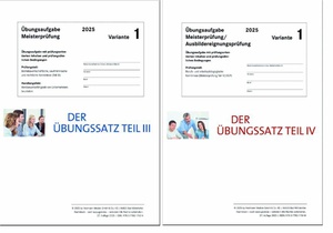 Das Übungspaket Teile III + IV - Variante 1