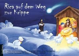 Rica auf dem Weg zur Krippe. Folien-Adventskalender