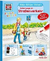 WAS IST WAS Kindergarten Malen Rätseln Stickern Unterwegs im Straßenverkehr voorzijde