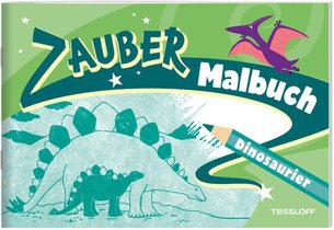 Zaubermalbuch. Dinosaurier