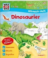 WAS IST WAS Junior Mitmach-Heft Dinosaurier voorzijde