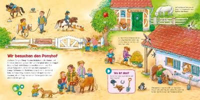 BOOKii® WAS IST WAS Kindergarten Komm mit auf den Ponyhof! voorzijde