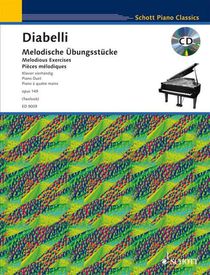 Diabelli, A: Melodische Übungsstücke/m. CD