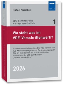 Wo steht was im VDE-Vorschriftenwerk? 2026