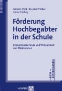 Förderung Hochbegabter in der Schule voorzijde