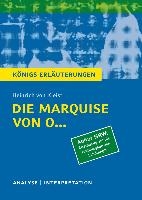 Die Marquise von O... von Heinrich von Kleist. Königs Erläuterungen. Nordrhein-Westfalen voorzijde