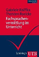 Fachsprachenvermittlung im Unterricht