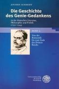 Die Geschichte des Genie-Gedankens in der deutschen Literatur, Philosophie und Politik 1750-1945. 2 Bde voorzijde