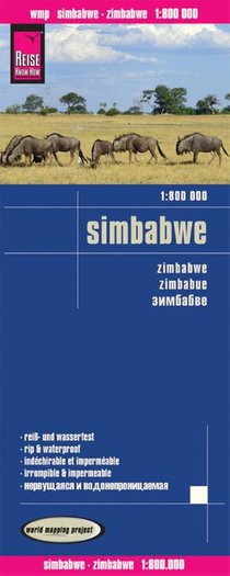 Reise Know-How Landkarte Simbabwe 1 : 800.000