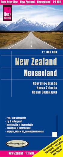 Reise Know-How Landkarte Neuseeland 1 : 1.000.000