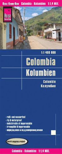 Reise Know-How Landkarte Kolumbien / Colombia 1:1.400.000