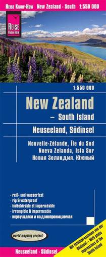 New Zealand - South Island (1:550.000)