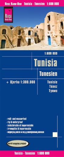 Tunisia (1:600.000) with Djerba (1:300.000)