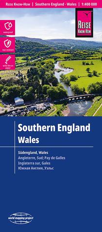 Southern England and Wales Map