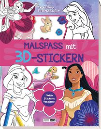Disney Prinzessin: Malspaß mit 3D-Stickern