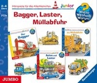 Bagger, Laster, Müllabfuhr