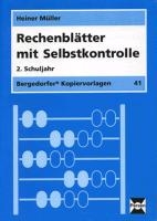 Rechenblätter mit Selbstkontrolle - 2. Klasse