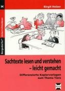 Sachtexte lesen und verstehen - leicht gemacht