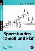 Sportstunden - schnell und klar