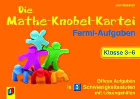 Die Mathe-Knobel-Kartei: Fermi-Aufgaben, Klasse 3-6 voorzijde