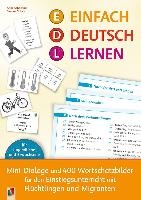 Einfach Deutsch lernen - Mini-Dialoge und 400 Wortschatzbilder für den Einstiegsunterricht mit Flüchtlingen und Migranten voorzijde