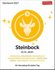 Steinbock Sternzeichenkalender 2027 - Tagesabreißkalender - Ihr Horoskop für jeden Tag