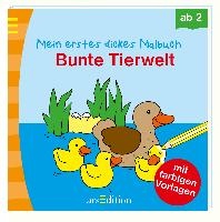 Mein erstes dickes Malbuch ab 2 - Bunte Tierwelt
