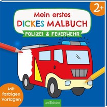 Mein erstes dickes Malbuch ab 2 - Polizei & Feuerwehr