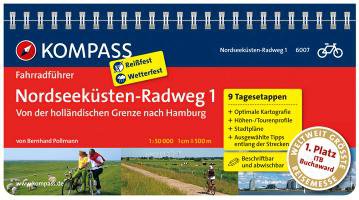 FF6007 Nordseeküsten-Radweg 1, von der holländischen Grenze nach Hamburg Kompass