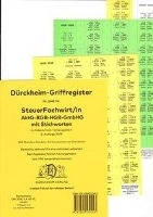DürckheimRegister® STEUERFACHWIRT/IN - Wirtschaftsgesetze (AktG-BGB-HGB-GmbHG) mit Stichworten (2020)