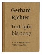 GERHARD RICHTER TEXT 1961 2007 PB voorzijde