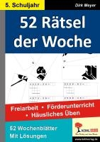 52 Rätsel der Woche / 5. Schuljahr voorzijde